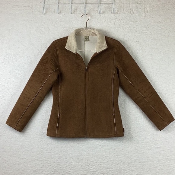 Prana Faux Suede Womens Jacket Size Sm. - Picture 1 of 8